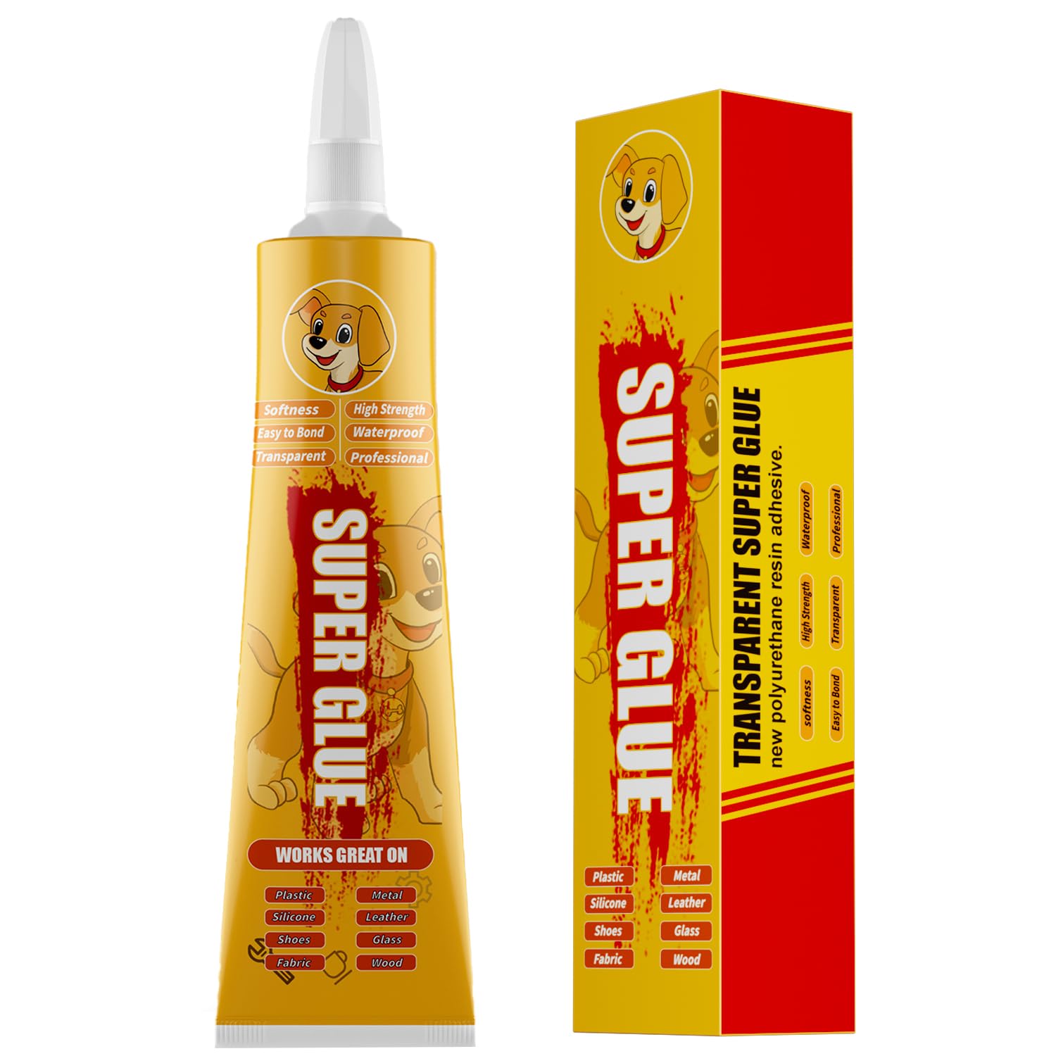 Ceramic Glue for Porcelain, Pottery, Glass, Plastic, Metal & Rubber Repair - 60g Strong Adhesive for DIY Crafts & Home Fixes - Perfect for Mending Broken Dishes, Figurines, Jewelry & Household Items (CGN1)