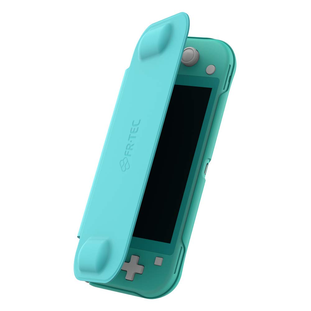 Nintendo Switch Lite Flip Cover Case - Protective Shell for Nintendo Switch Lite - Turquoise Blue - Perfect for Travel, Gaming On-The-Go & Everyday Protection