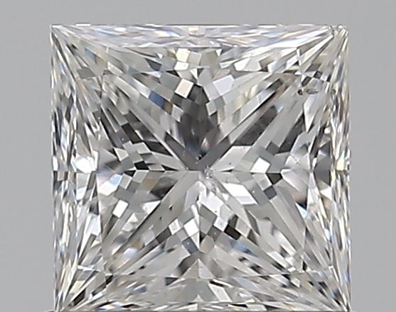 0.75 Carat F SI1 Princess Cut Diamond Ring - Elegant Engagement & Wedding Jewelry for Women