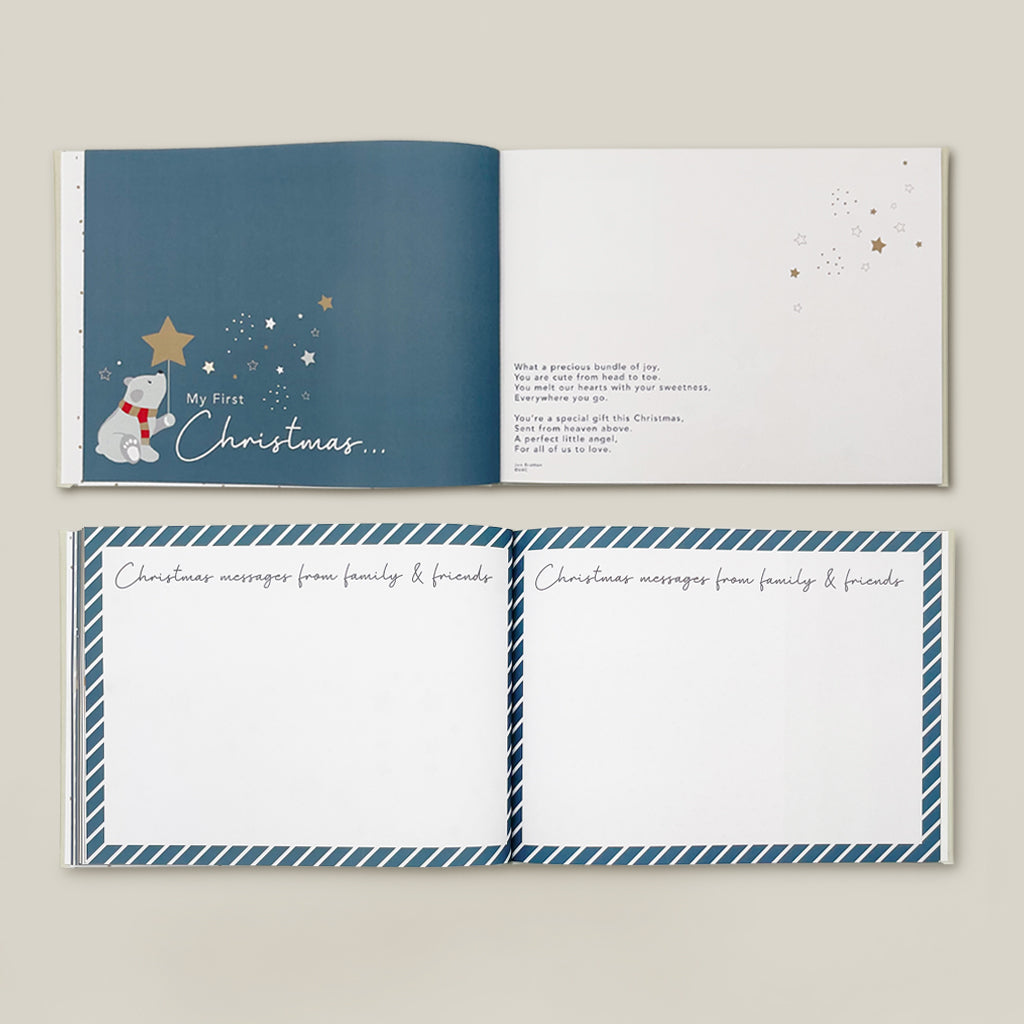 Baby's First Christmas Keepsake Journal - Memory Book for Newborn's Holiday Memories - Perfect for Parents to Document Baby's First Christmas Experience