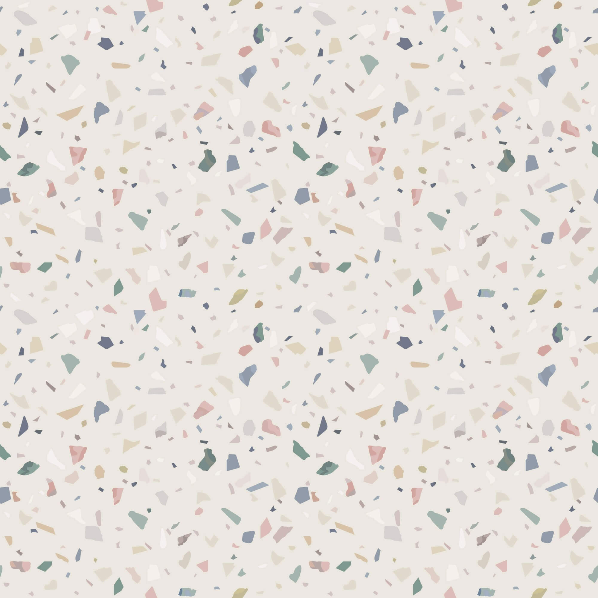 Ivory Terrazzo Peel and Stick Removable Wallpaper - Self-Adhesive Wall Covering for Home Decor, Bedroom, Living Room, Kitchen Backsplash