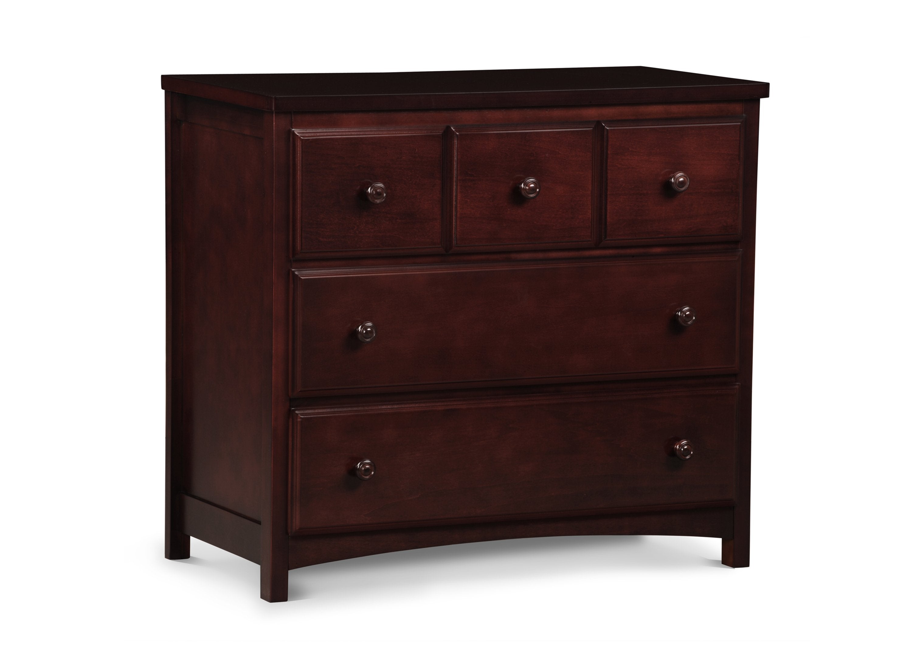 3 Drawer Dresser - Sturdy Wooden Chest of Drawers for Bedroom Storage & Organization | Perfect for Clothes, Accessories & Home Decor