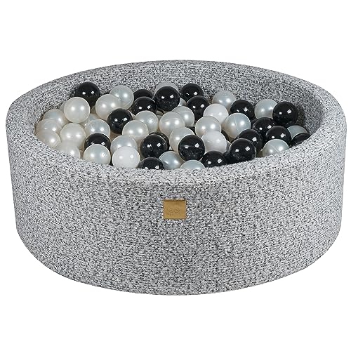 Gris Melange: Negro/Blanco/Blanco Perla