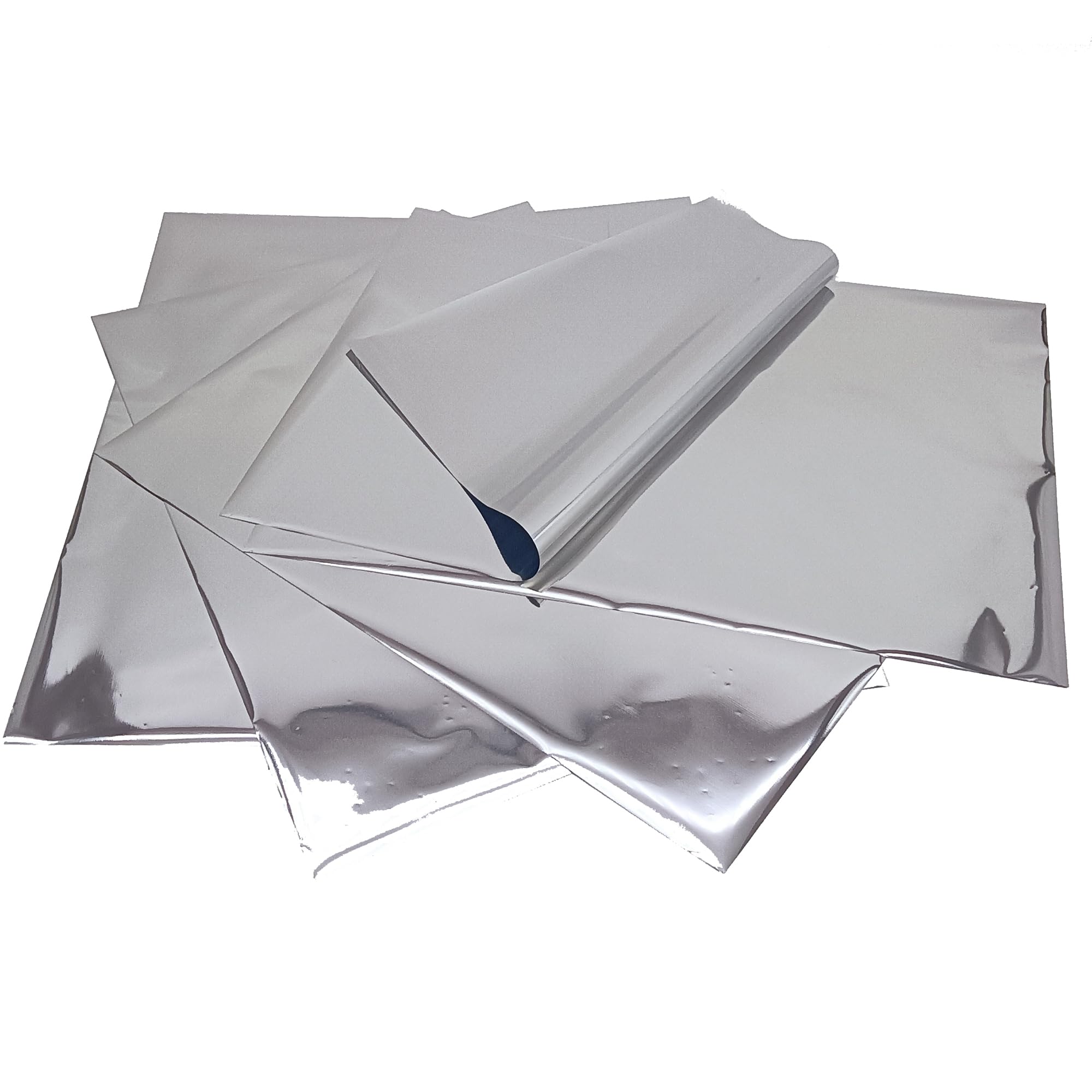 50 Sheets A4 Size Reactive Foil Transfer Paper for Laser Printer - Holographic Heat Transfer Foil for DIY Crafts, Scrapbooking & T-Shirt Printing (Silver) | Perfect for Custom Apparel, Home Decor & Gift Making