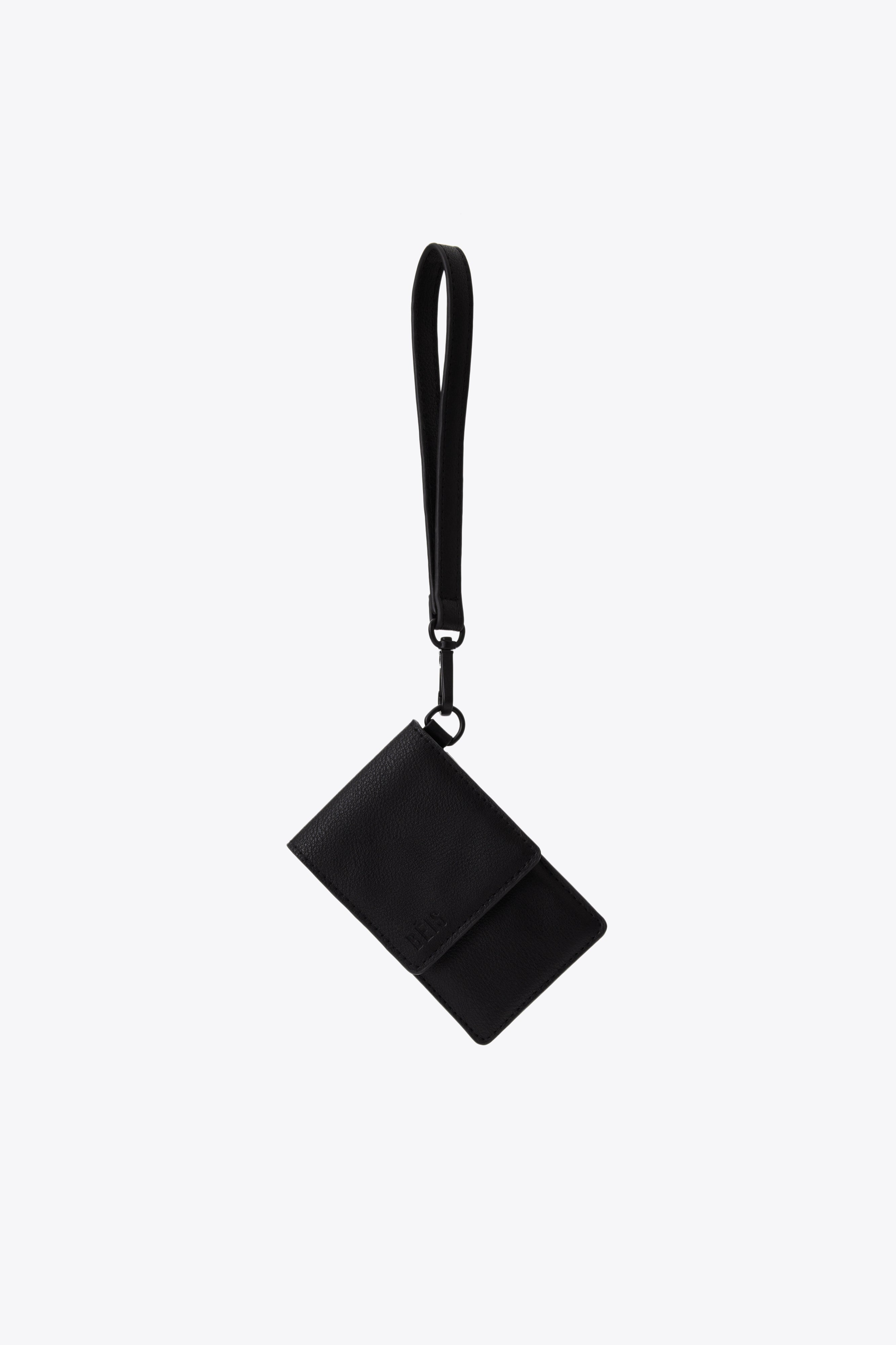 Premium Black ID Wristlet Wallet - Slim RFID Blocking Wristband for Credit Cards, Cash & Essentials | Perfect for Travel, Gym, Concerts & Night Out