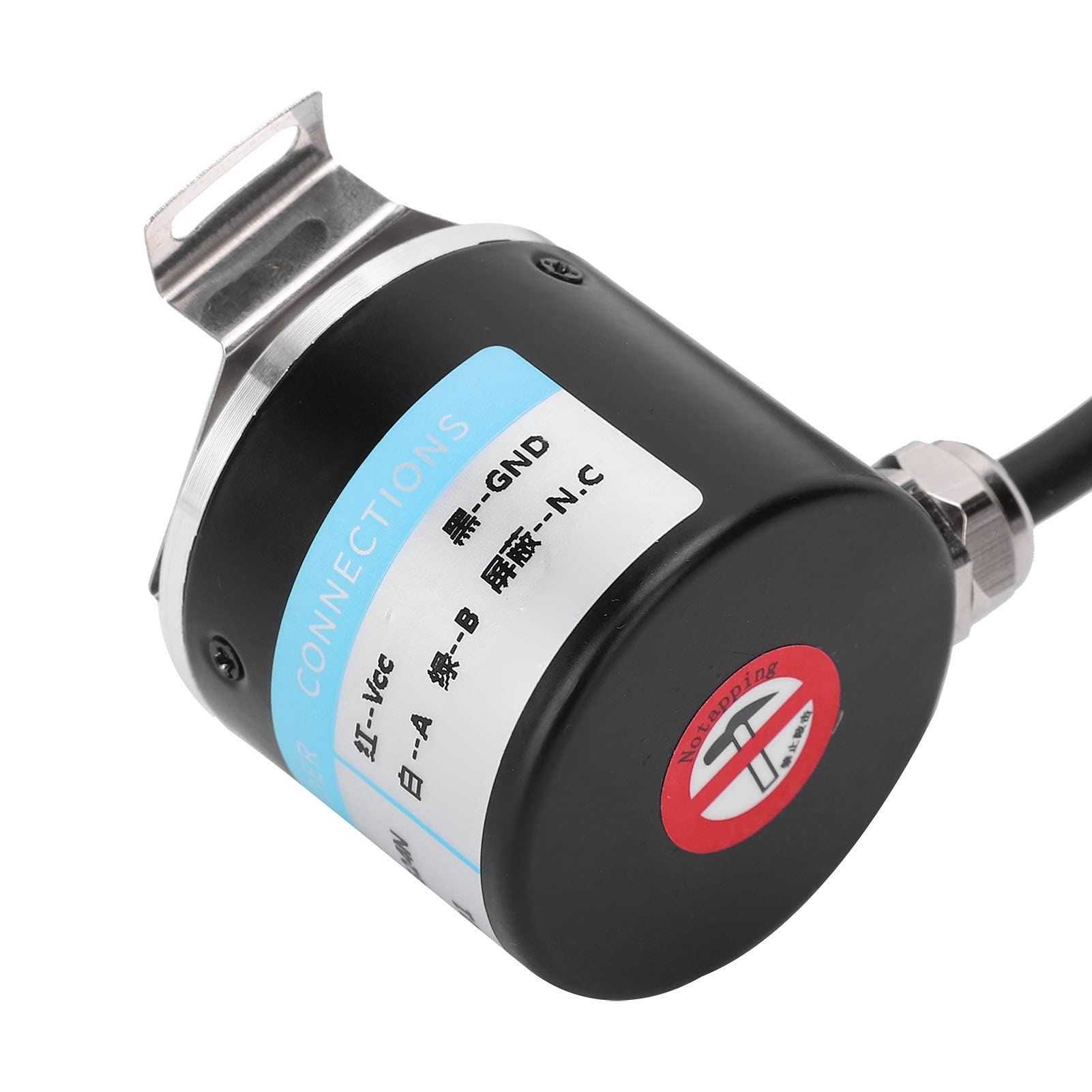Fafeicy AB 2-Phase Encoder - DC 5-24V Hollow Shaft Rotary Encoder with 6-8mm Shaft for Office Automation & Engineering Applications - Perfect for CNC Machines, Robotics & Industrial Automation