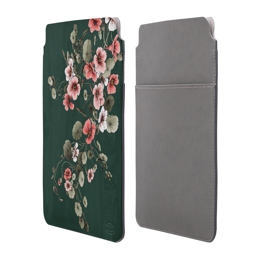 Stylish Nasturtium Laptop & iPad Sleeve Case - Protective Cover for MacBook, iPad Pro - Perfect for Work, Travel & School