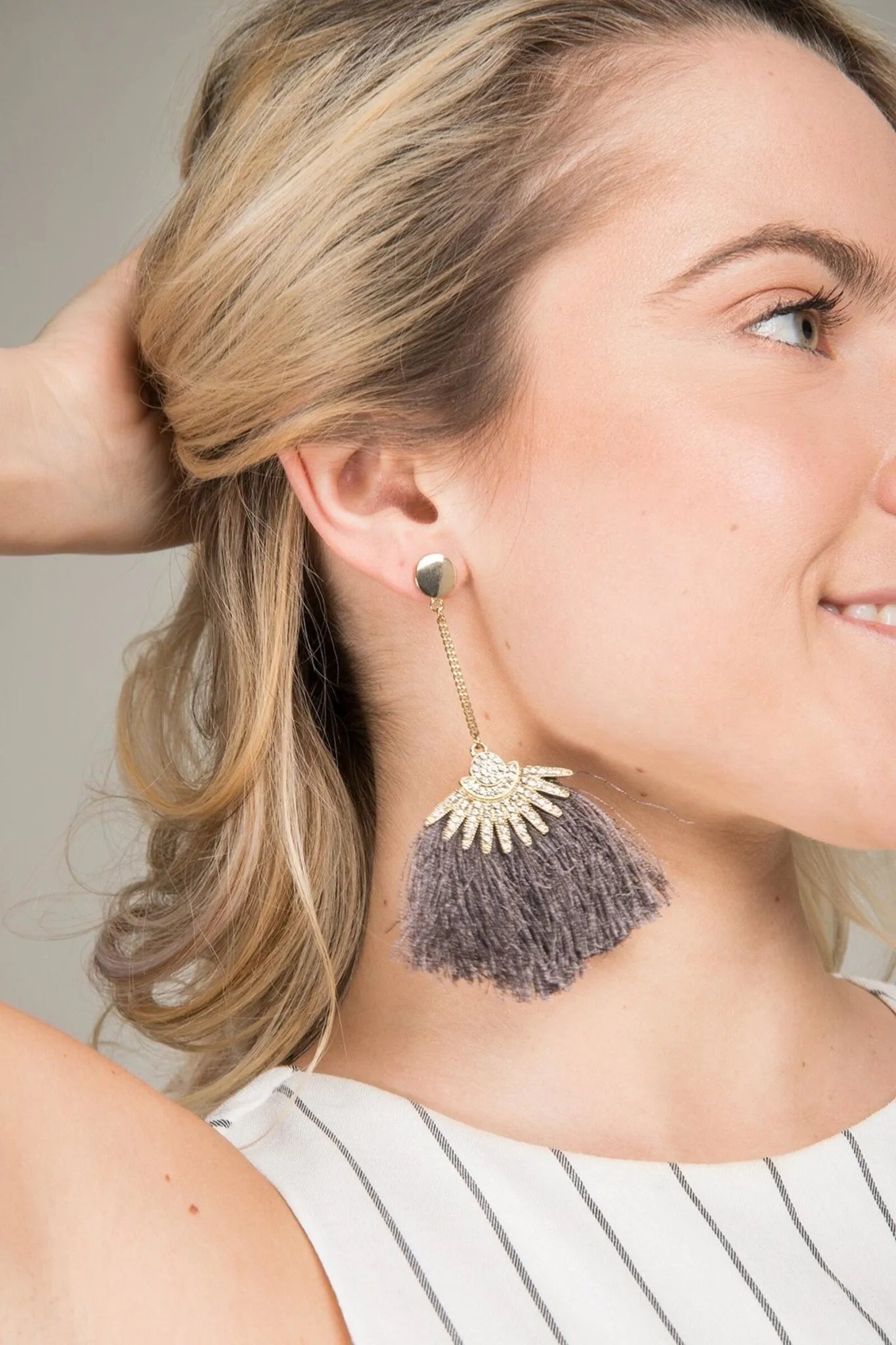 Boho Fringe Star Earrings for Women - Trendy Bohemian Dangle Earrings for Party, Festival & Everyday Wear