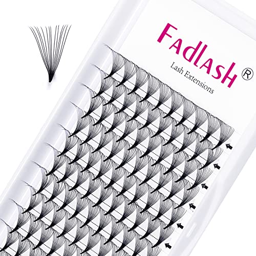 3D-20D Volume Lash Extensions - Premade Eyelash Fans with Pointy Base (0.05/0.07/0.10 Thickness, 8-20mm Lengths) - Perfect for Salon Professionals & DIY Lash Artists - 14D-0.07C 9mm Thin Base Lashes for Natural & Dramatic Looks