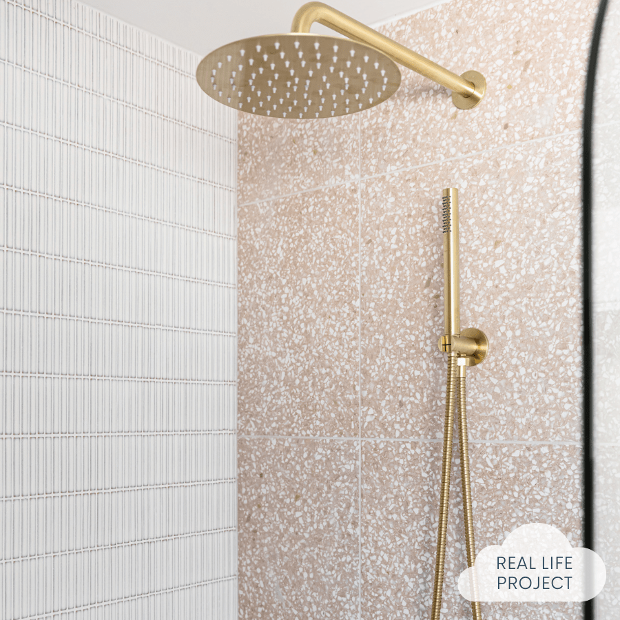 Paddington Terracotta Terrazzo Look Tile - Premium Porcelain Floor & Wall Tiles for Kitchen, Bathroom & Living Room Decor