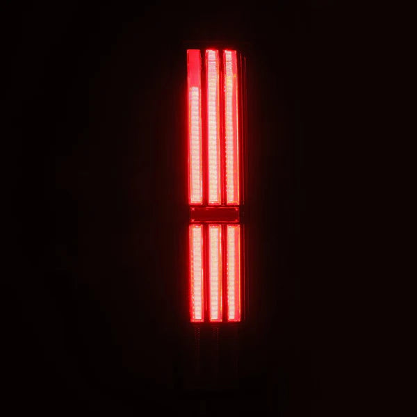 22 24 Toyota Tundra NOVA Series Prismatic LED Tail Lights Alpha Black - Upgrade Your Truck's Style & Safety for Night Driving & Off-Road Adventures