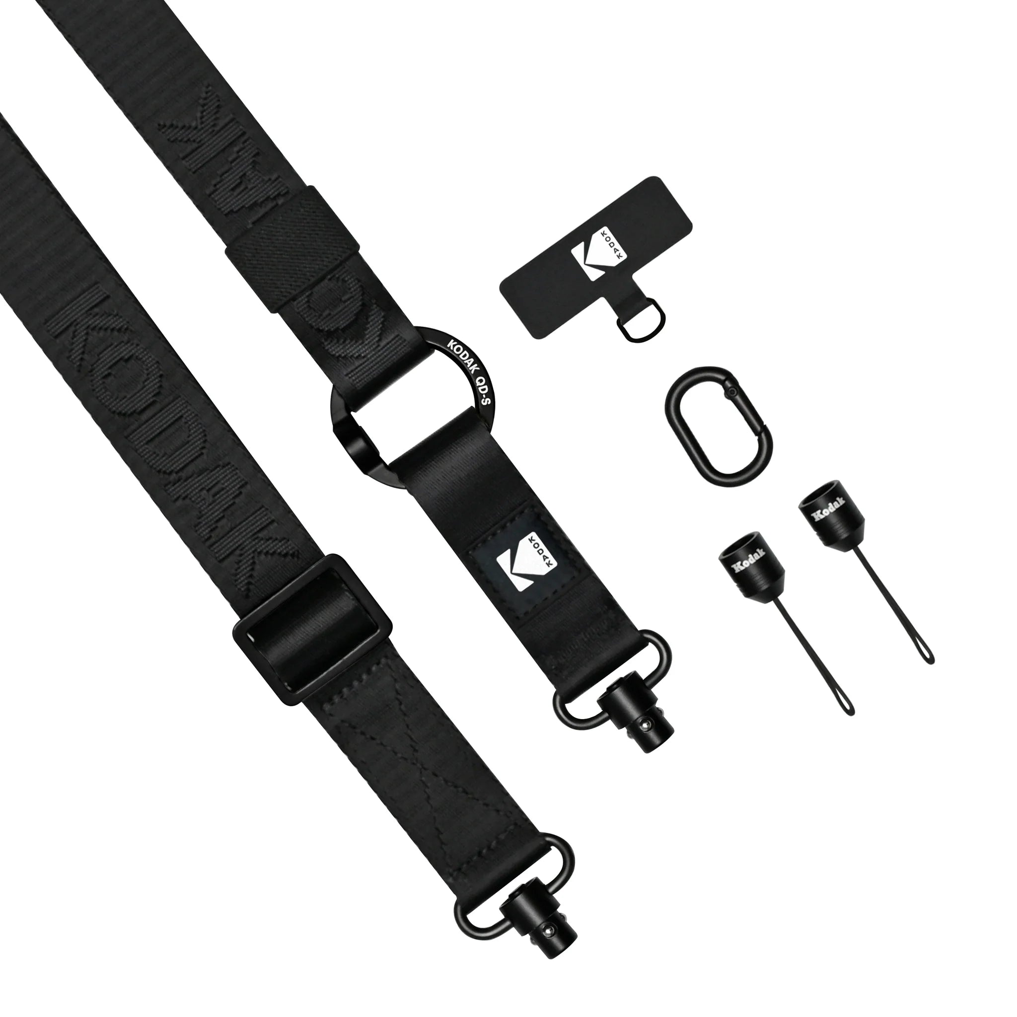 KODAK Multi-Purpose Camera Strap (Black) - Adjustable Neck Strap for DSLR, Mirrorless & Film Cameras - Perfect for Travel, Photography & Outdoor Adventures