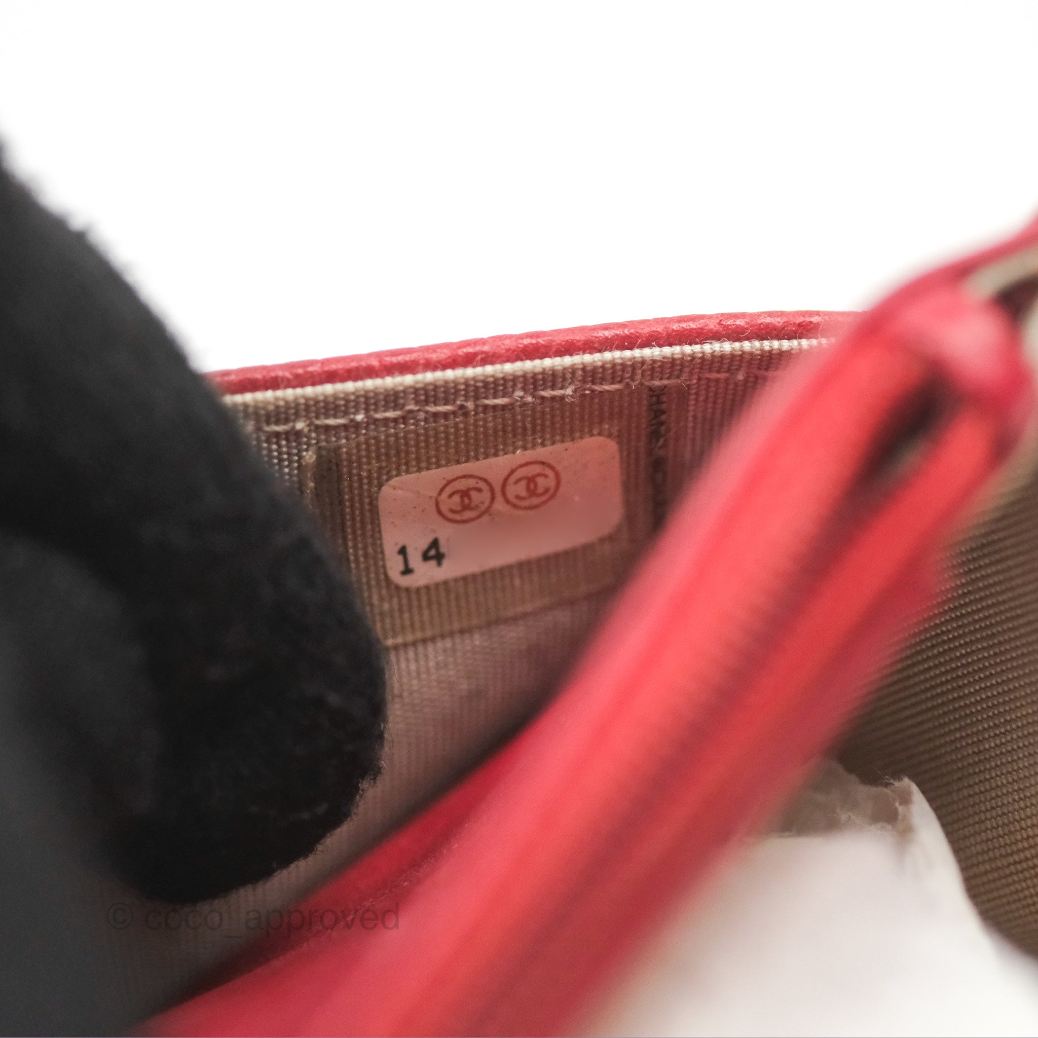 Chanel CC Wallet On Chain WOC Crossbody Bag - Red Caviar Leather with Silver Hardware | Perfect for Evening Events, Parties & Date Nights