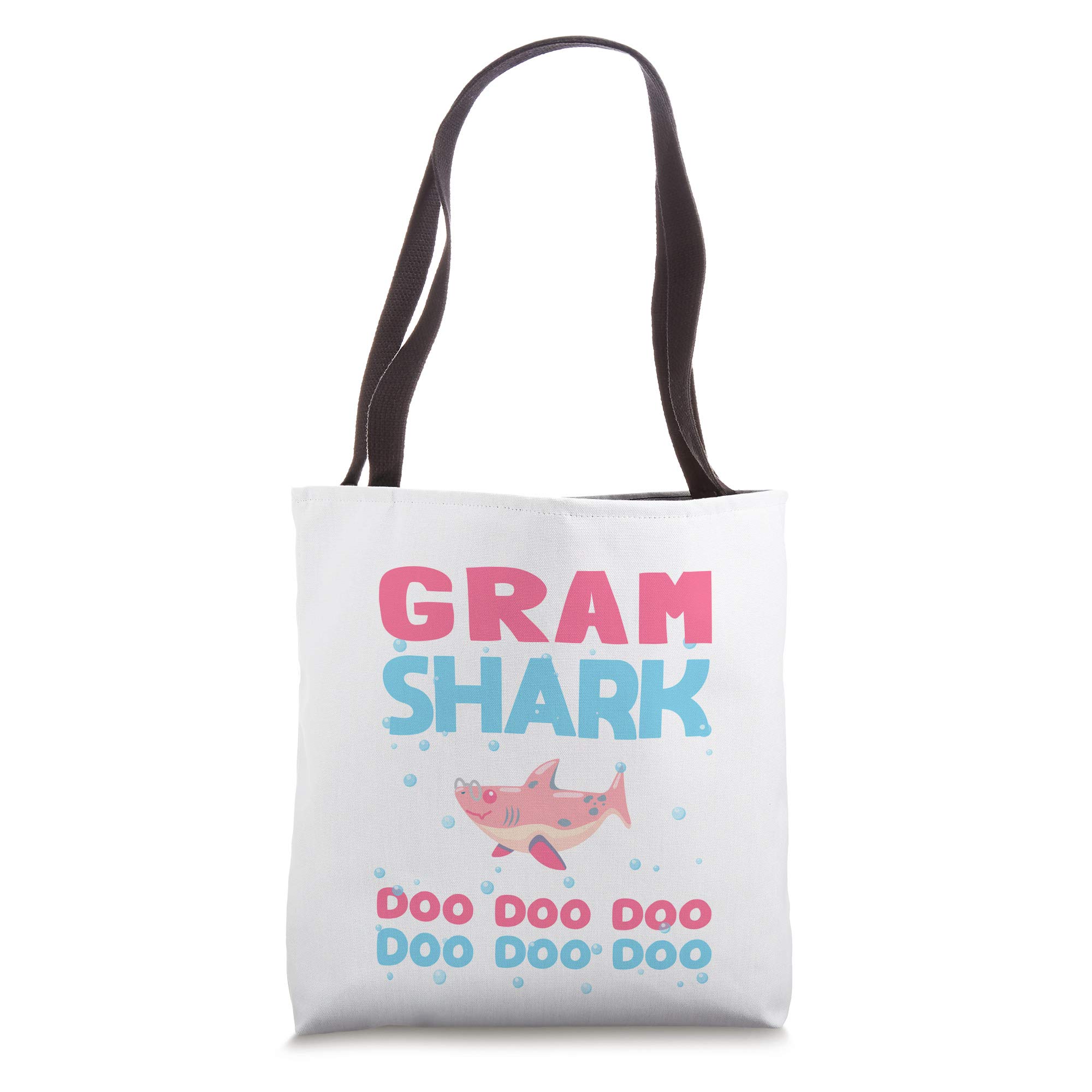 Gram Shark Tote Bag - Funny Mother's Day Gift for Grandma & Women - Large Canvas Shopping Bag - Perfect for Groceries, Beach Trips & Daily Use