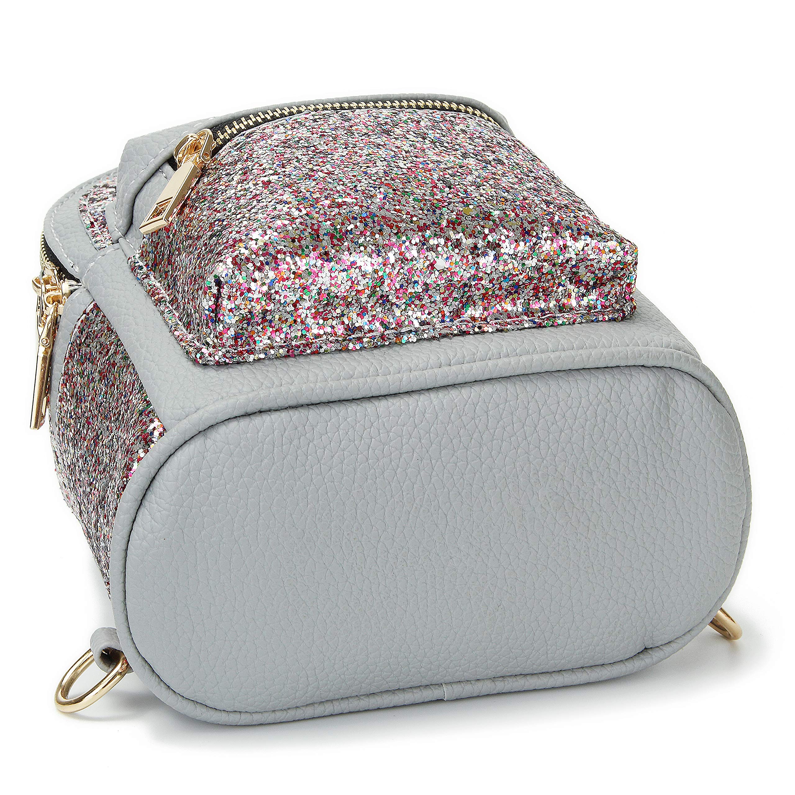 Sparkly Girls Mini Travel Backpack - Cute Kids School Bag with Shiny Rhinestones, Lightweight Daypack for School, Travel & Weekend Outings