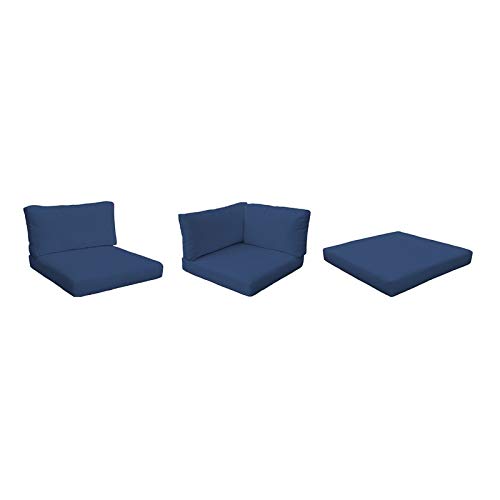 TK Classics Navy Blue Sofa Cover Set for BELLE-13a - Premium Stretchable Slipcover (Cushions Not Included) | Perfect for Living Room Furniture Protection & Style Upgrade