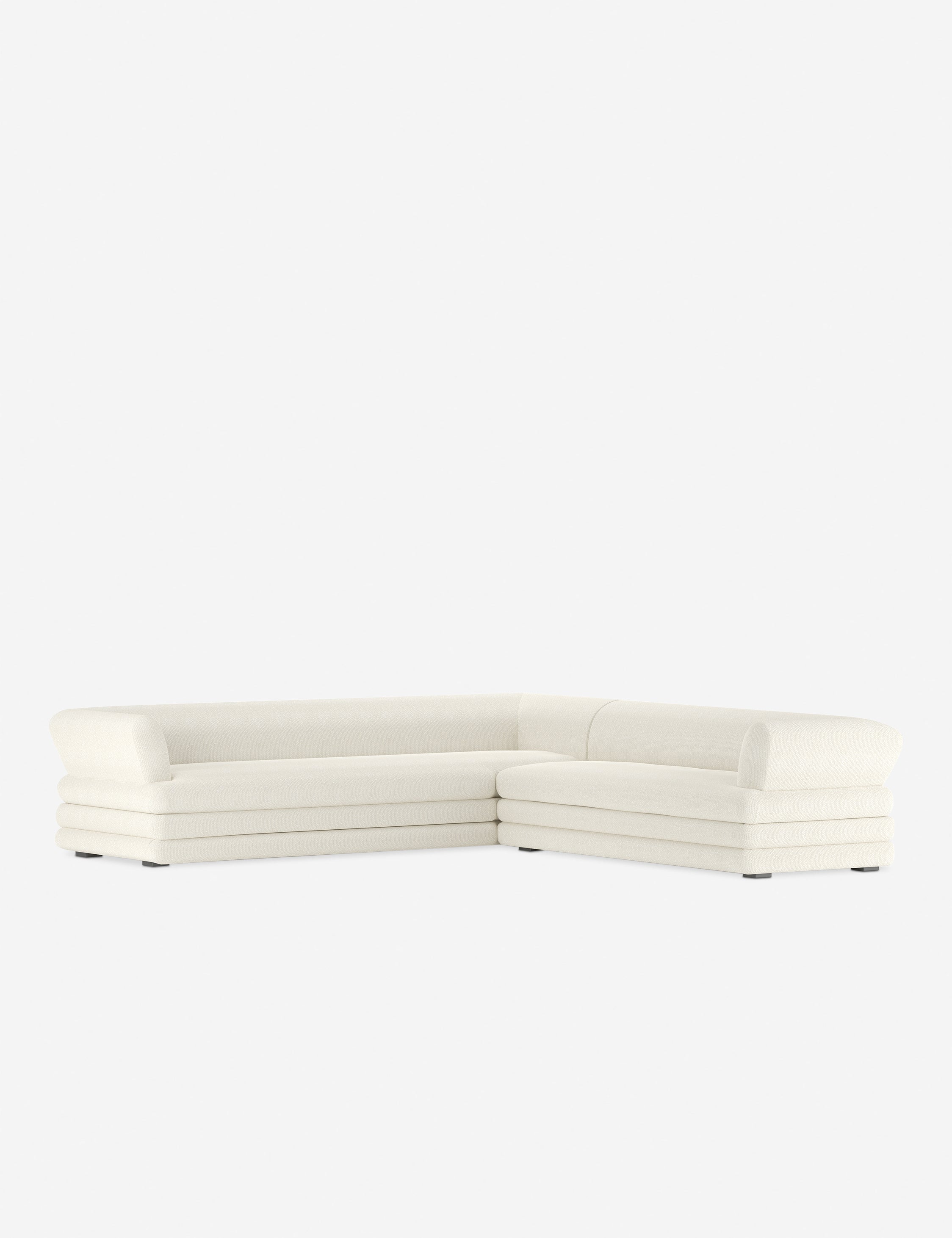 Babs Corner Sectional Sofa by Sarah Sherman Samuel | Modern L-Shaped Couch for Living Room, Lounge & Family Room | Comfortable & Stylish Home Furniture