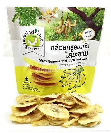 Wholesale 20 Pack Crispy Banana with Tamarind Jam - Tamarind House Brand GMP Certified Delicious Snack (40g/Pack) - Perfect for Parties, Gifts & Healthy On-the-Go Snacking