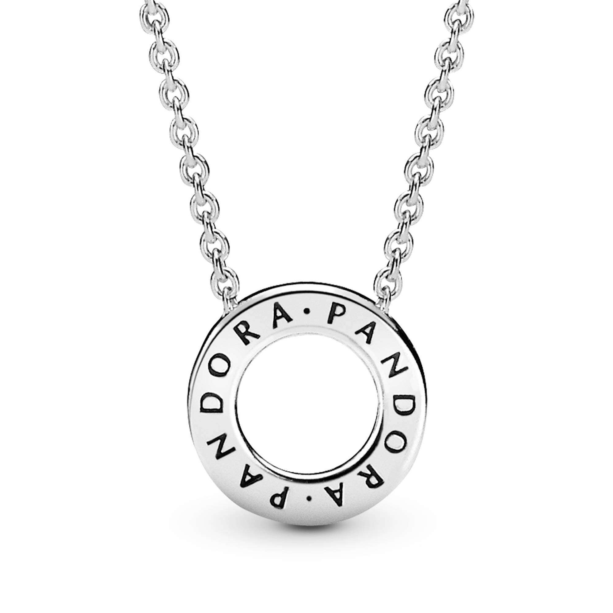 PANDORA Hearts of PANDORA Sterling Silver Cubic Zirconia Necklace - Elegant Gift for Women - 17.7