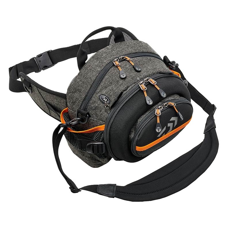 Daiwa Fishing Waist Pack - Lightweight Waterproof Belt Bag for Outdoor Sports, Hiking, and Travel Accessories