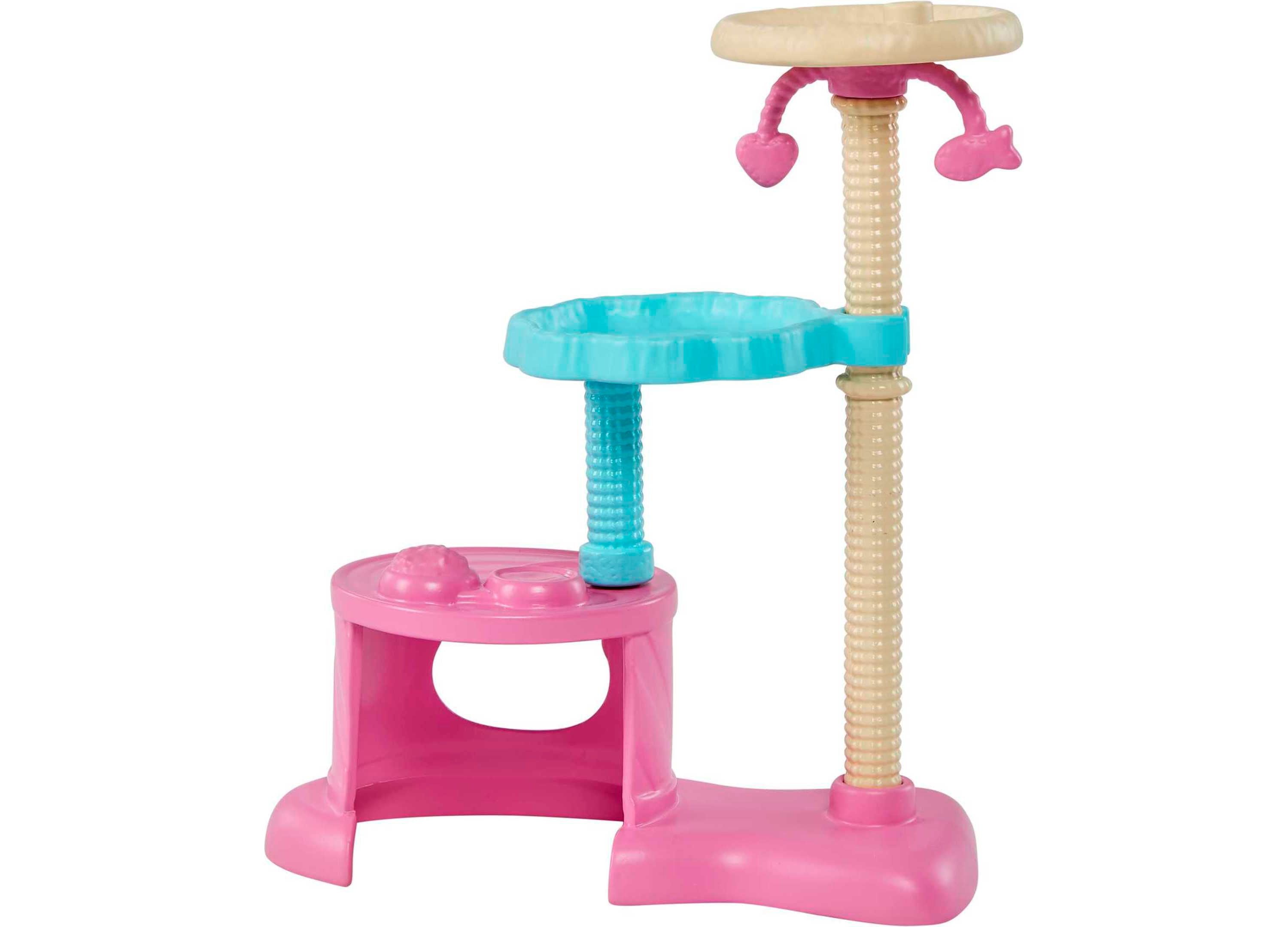 Barbie Kitty Condo Playset with Doll, Pets & Accessories - Interactive Dollhouse for Kids | Pretend Play & Storytelling Fun