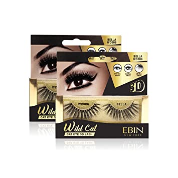 WILD CAT 3D LASH - Voluminous False Eyelashes for Dramatic Eye Makeup | Perfect for Parties, Weddings & Special Occasions