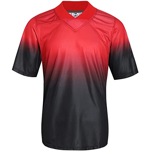 Red-black Gradient Jersey