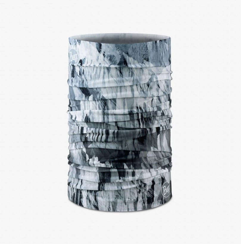 BUFF Original Humly Grey Multifunctional Headwear - Perfect for Hiking, Running, Cycling & Outdoor Activities