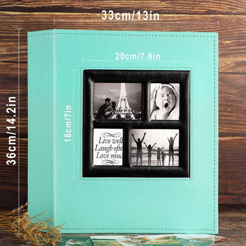 4x6 Photo Album with 1000 Pockets - Extra Large Capacity Scrapbook for Wedding, Family & Travel Memories | Acid-Free Archival Storage
