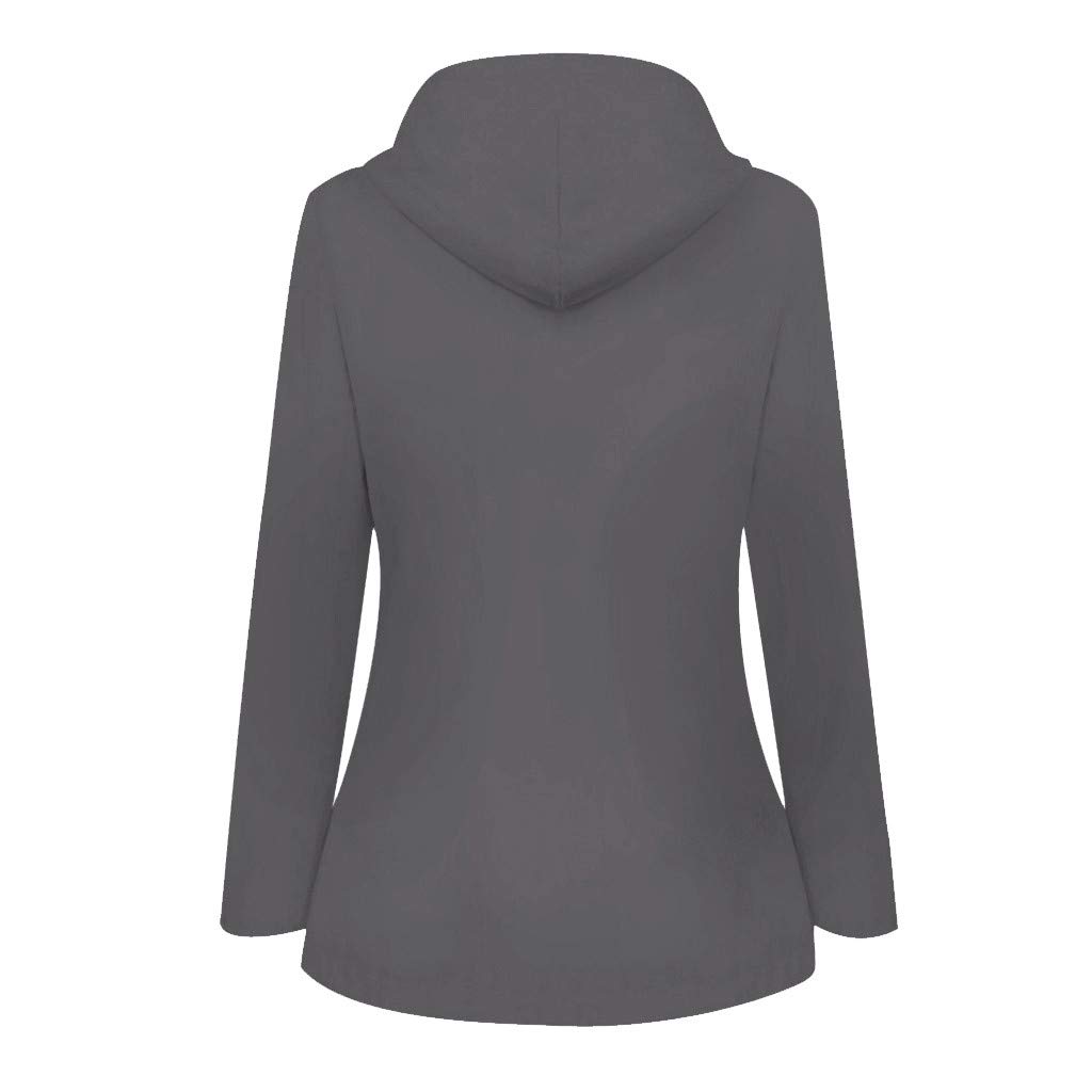 Posijego Women's Winter Fall Gym Coat - Basic Hooded Sport Jacket for Women | Oversized Hooded Coat for Outdoor Workouts, Running & Casual Wear F2