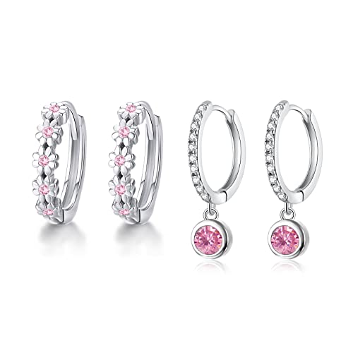 Pink CZ Dangle
