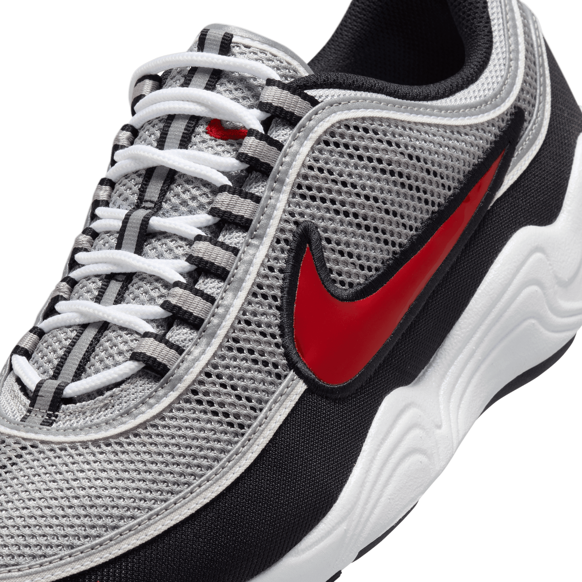 Nike Air Zoom Spiridon Sport Running Shoes - Men's Red Retro Sneakers for Jogging, Gym & Casual Wear