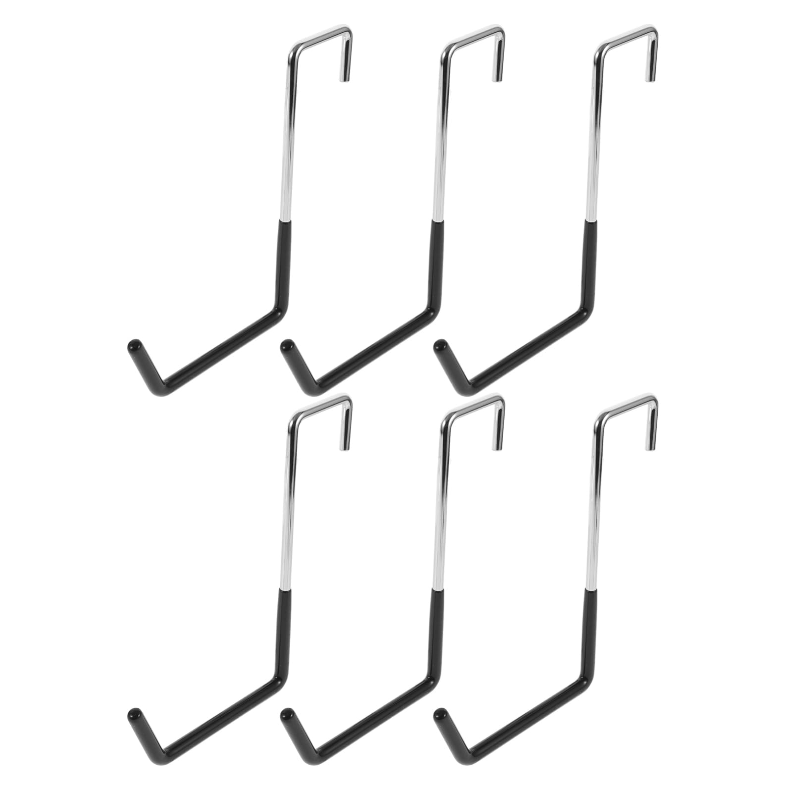 VANZACK 6-Piece Heavy Duty Rafter Hooks - Vinyl Coated Large S Hooks for Ladder, Bike Storage & Organization - Perfect for Garage, Shed & Home Organization