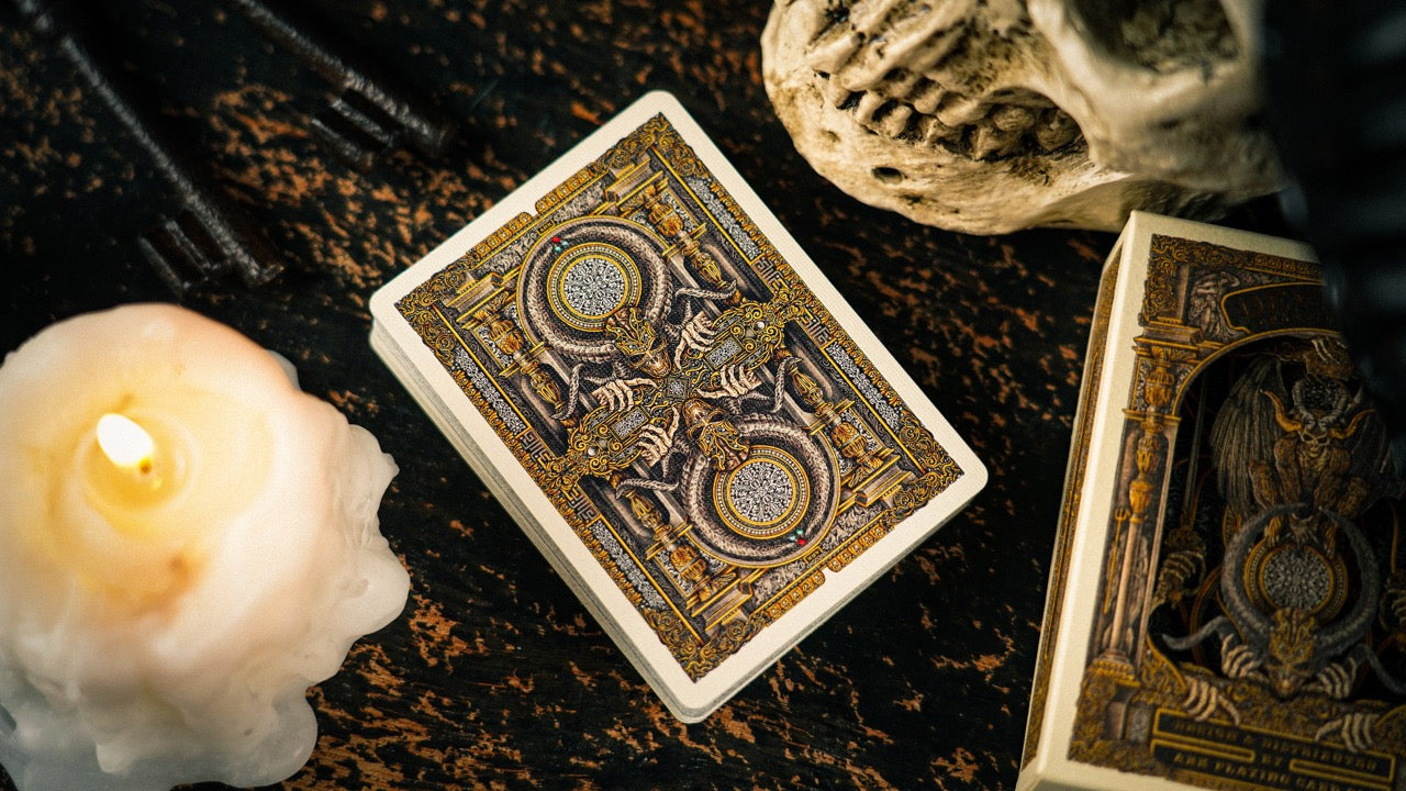Devildom Playing Cards - Premium Quality Poker Cards for Magic Tricks, Cardistry & Game Nights | Perfect for Casino, Poker, Blackjack & Collectors