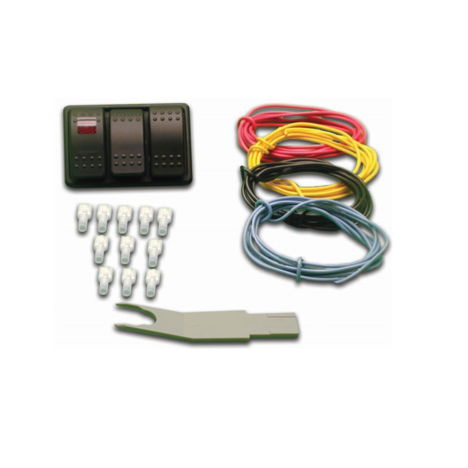 Nitrous Express 15896 Universal Console Switch Panel - High-Performance Toggle Switch Control for Cars, Trucks & Boats - Perfect for Off-Road, Racing & Marine Applications