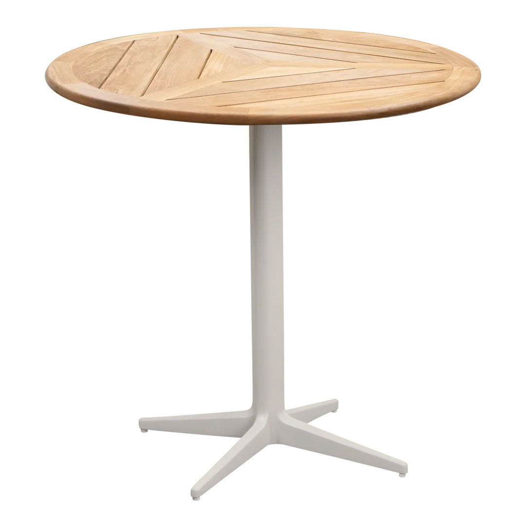 Round Drop Outdoor Cafe Table - Patio Dining & Garden Furniture for Restaurants, Coffee Shops & Backyard Decor