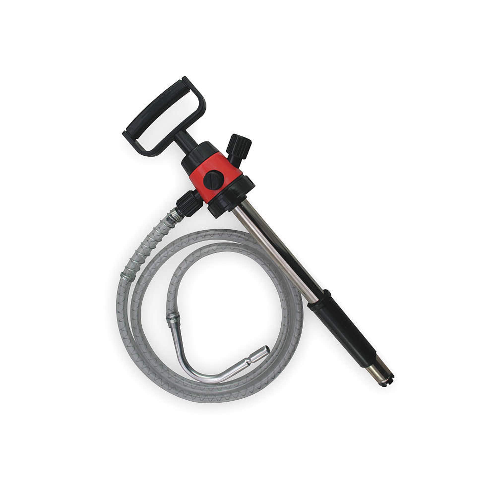 Premium Oil Safe Pump with D-Handle Grip - Heavy Duty Quick Connect Transfer Pump with Color-Coded Collar & Hose (10 Colors) - Ideal for Automotive, Marine & Industrial Fluid Transfer