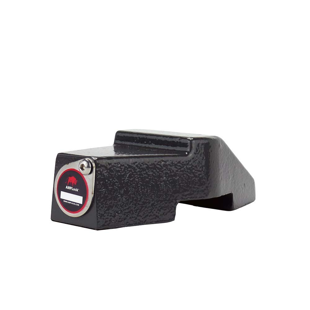 AMPLock U-PDC02 Heavy Duty Trailer Lock - Secure Back & Side Doors, Patented Anti-Theft Padlock for Container, Barn-Door & Swing Door (Fits Enclosed, Semi & Commercial Trailers) - Ideal for Cargo Security, Transport Protection & Theft Prevention