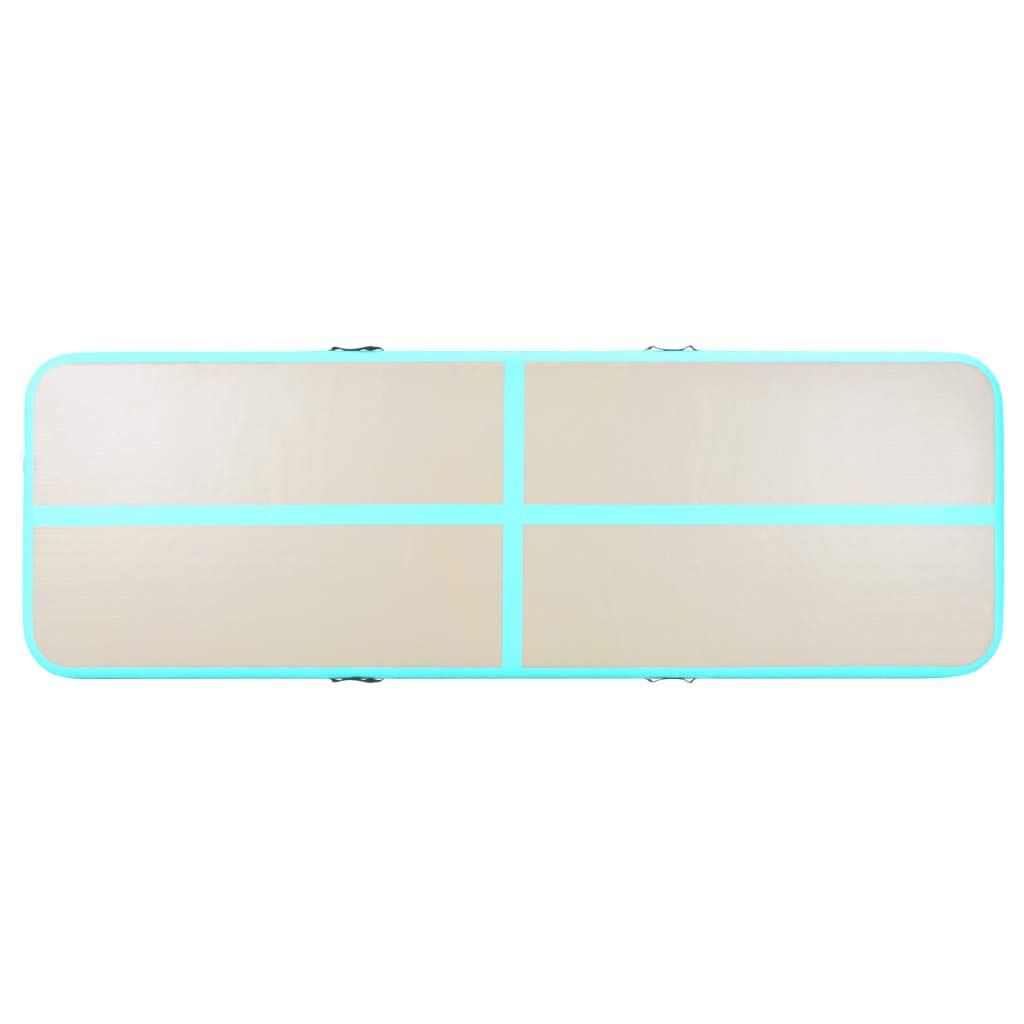 Inflatable Air Track Mat for Gymnastics, Tumbling & Training - Heavy Duty PVC with Electric Pump - Perfect for Home Gym, Cheerleading & Parkour Practice