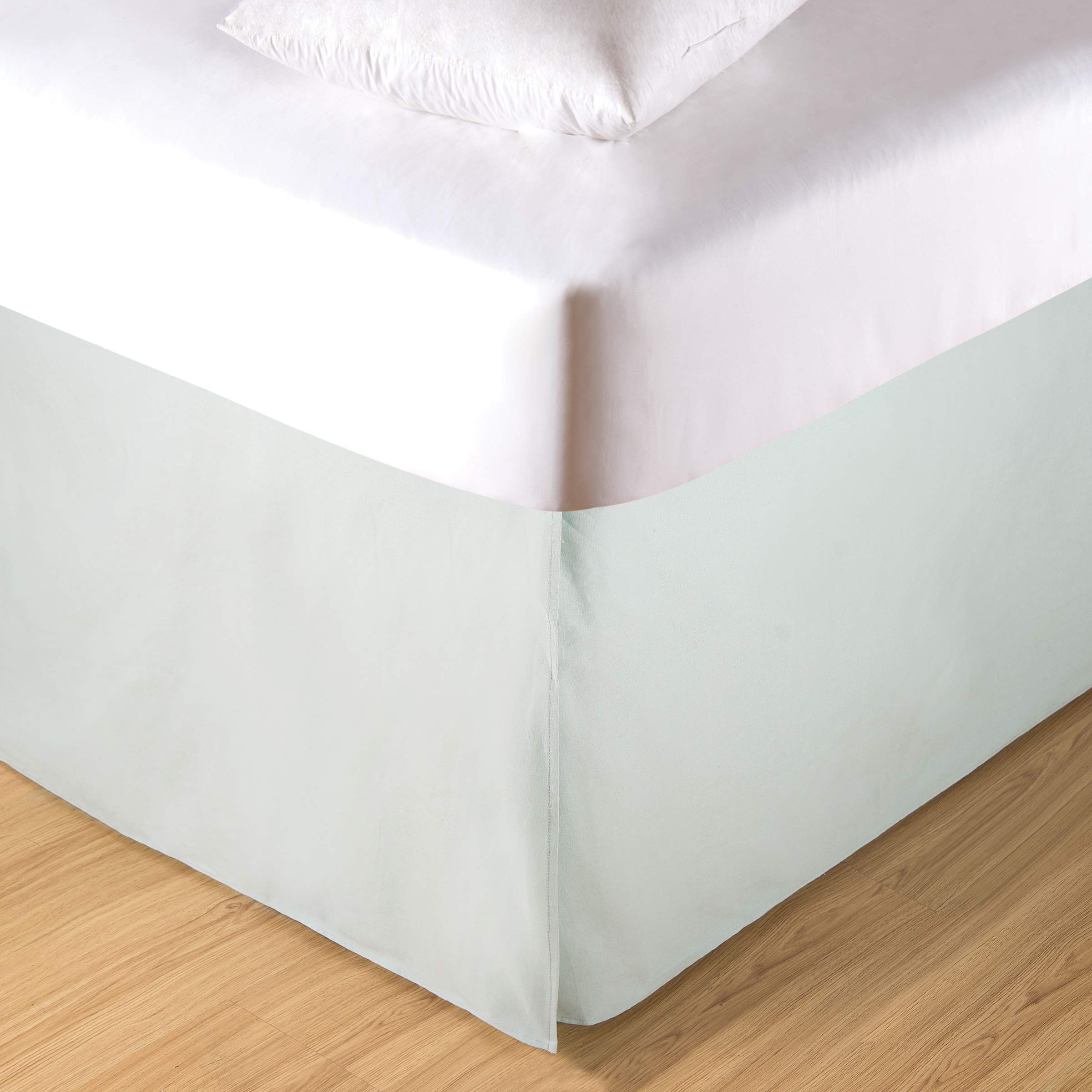 C&F Home Sea Glass Blue Queen Bed Skirt - Luxury Bedding Accessory for Coastal & Beach Themed Bedrooms