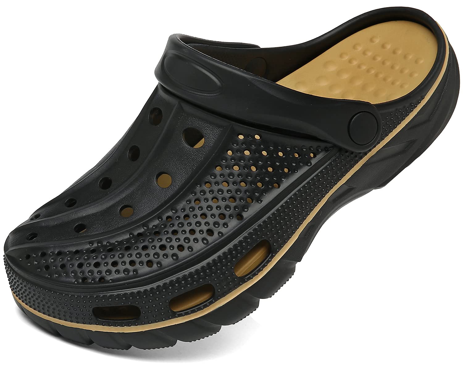 ChayChax Arch Support Clogs for Men & Women - Slip-On Garden Shoes with Removable Cushion Footbed - Perfect for Outdoor, Beach & Casual Wear
