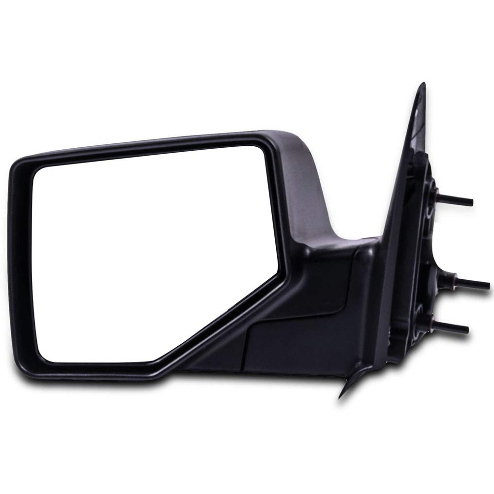 FINDAUTO Manual Folding Non-Heated Driver Side View Mirror Replacement for 2006-2011 Ford Ranger - Black ABS Exterior Door Mirror (Part# FO1320283) | Perfect for Parking in Tight Spaces & Enhanced Road Visibility