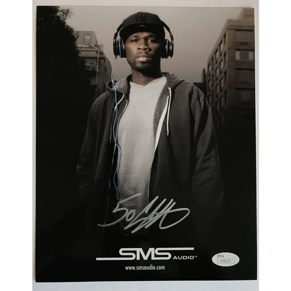 50 Cent Signed 8x10 Photo - Curtis Jackson Autograph with JSA COA - Rare Hip Hop Memorabilia for Collectors & Music Fans - Perfect for Wall Display & Gift Giving