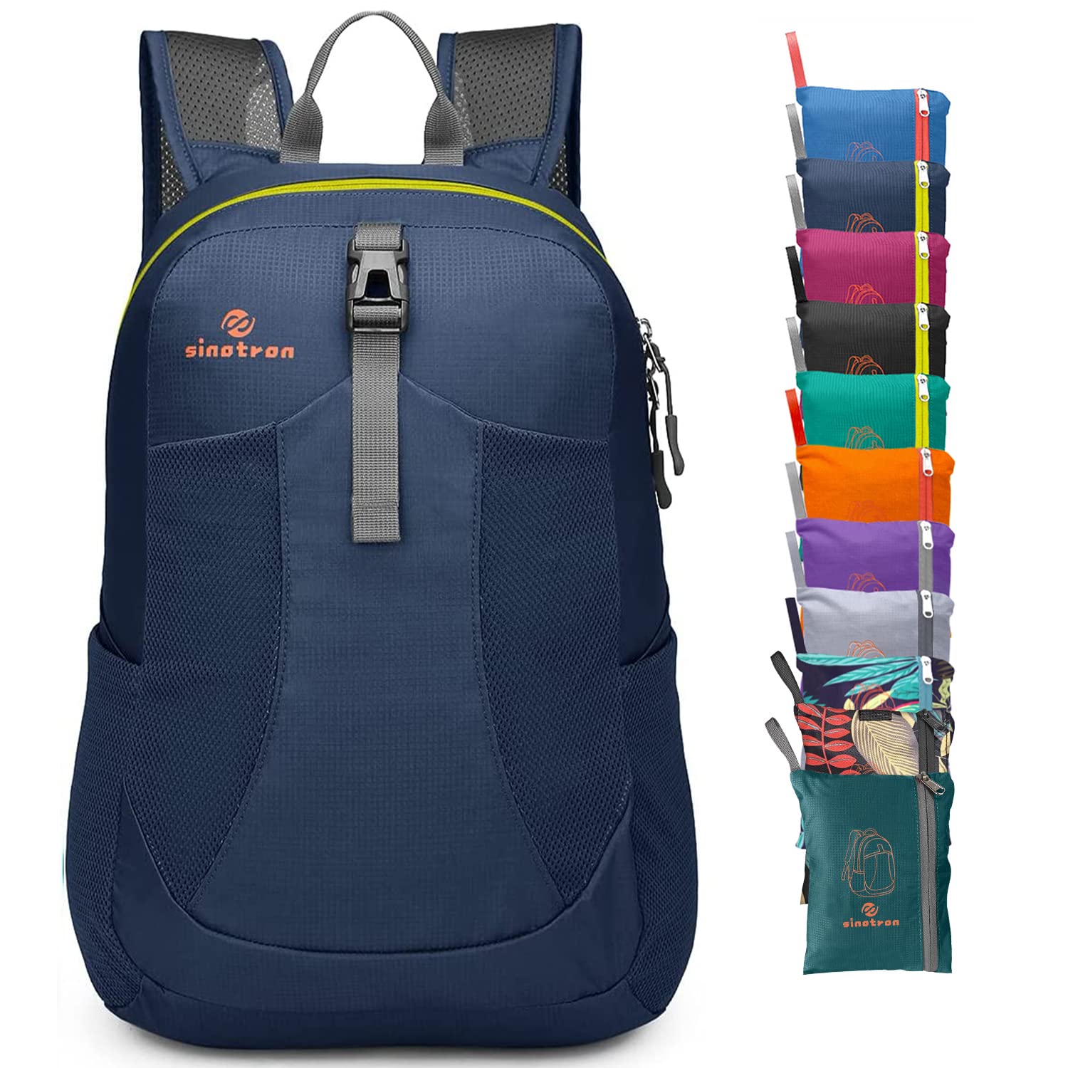 Sinotron 22L Lightweight Packable Hiking Backpack - Compact Daypack for Women & Men - Perfect for Travel, Camping, Hiking & Outdoor Adventures | Water-Resistant & Durable Design