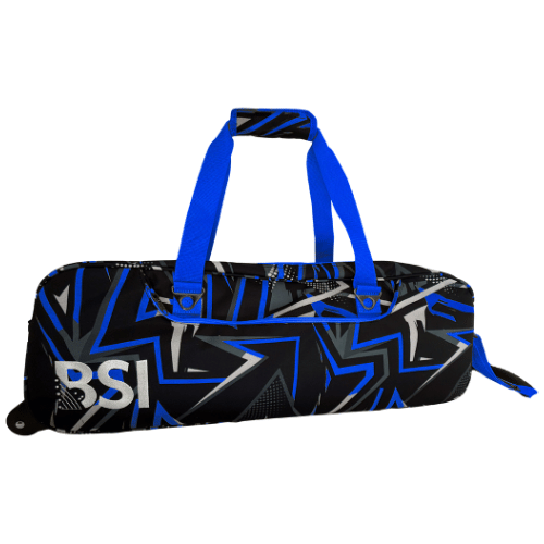 BSI Clear Top 3 Ball Tote Bowling Bag - Blue/Black Color - Perfect for League Play & Tournament Bowling Gear Storage