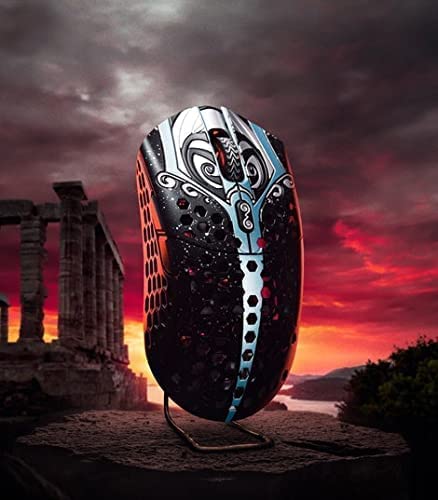 FinalMouse Starlight-12 Phantom Medium Wireless Gaming Mouse - Ultra Lightweight, Bluetooth/2.4GHz, Honeycomb Shell - Perfect for FPS, MOBA & Esports Gaming