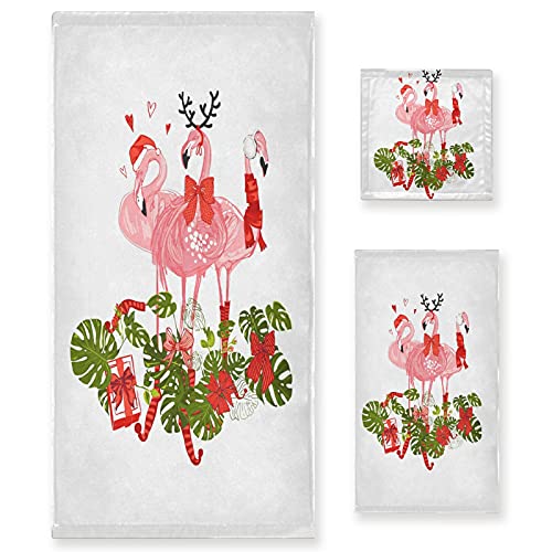 Christmas Flamingos