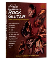 eMedia Masters of Rock Guitar Lessons - Downloadable Online Course for Beginners & Advanced Players | Learn Rock Guitar at Home