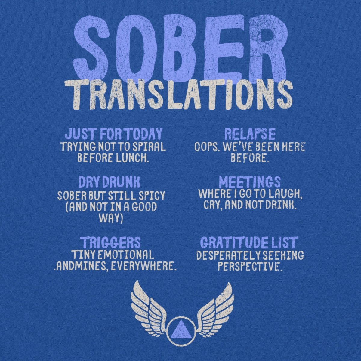Sober Translations Vol. 2 Reimagined - Classic Recovery Hoodie for Men & Women | Comfortable Addiction Recovery Apparel | Perfect for AA Meetings, Sober Living & Everyday Wear