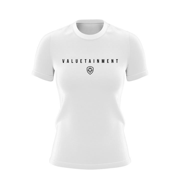 Women's Premium White Short Sleeve T-Shirt - Soft Cotton Casual Tee for Everyday Wear, Workout & Summer Outfits